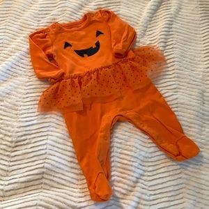 Halloween Onesie with Ruffle Skirt